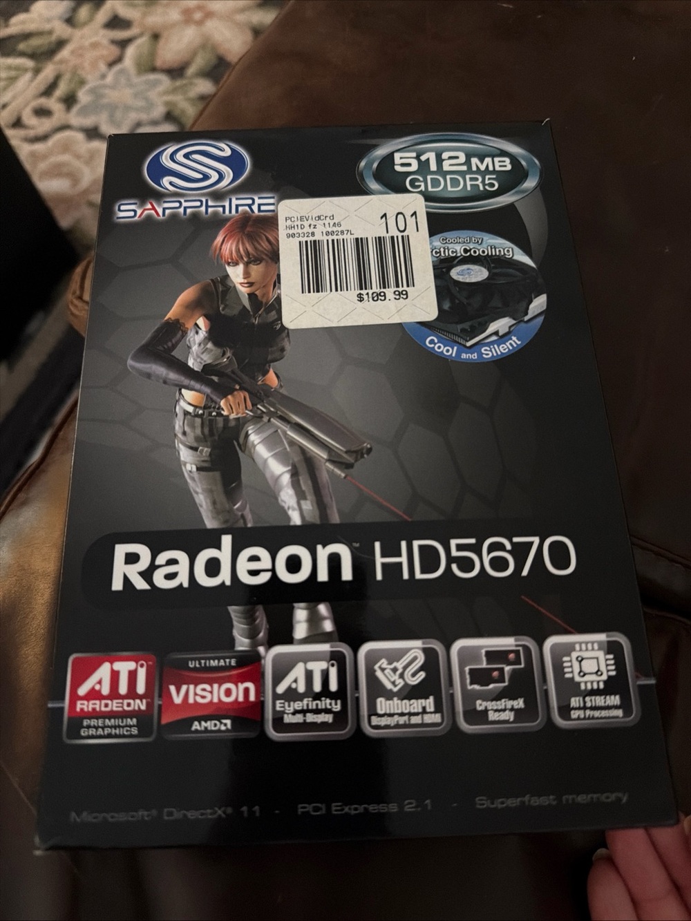 Sapphire Radeon HD5670 512MB GDDR5 Graphics Card Box